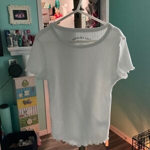 White Seriously Soft Shrunken Tee